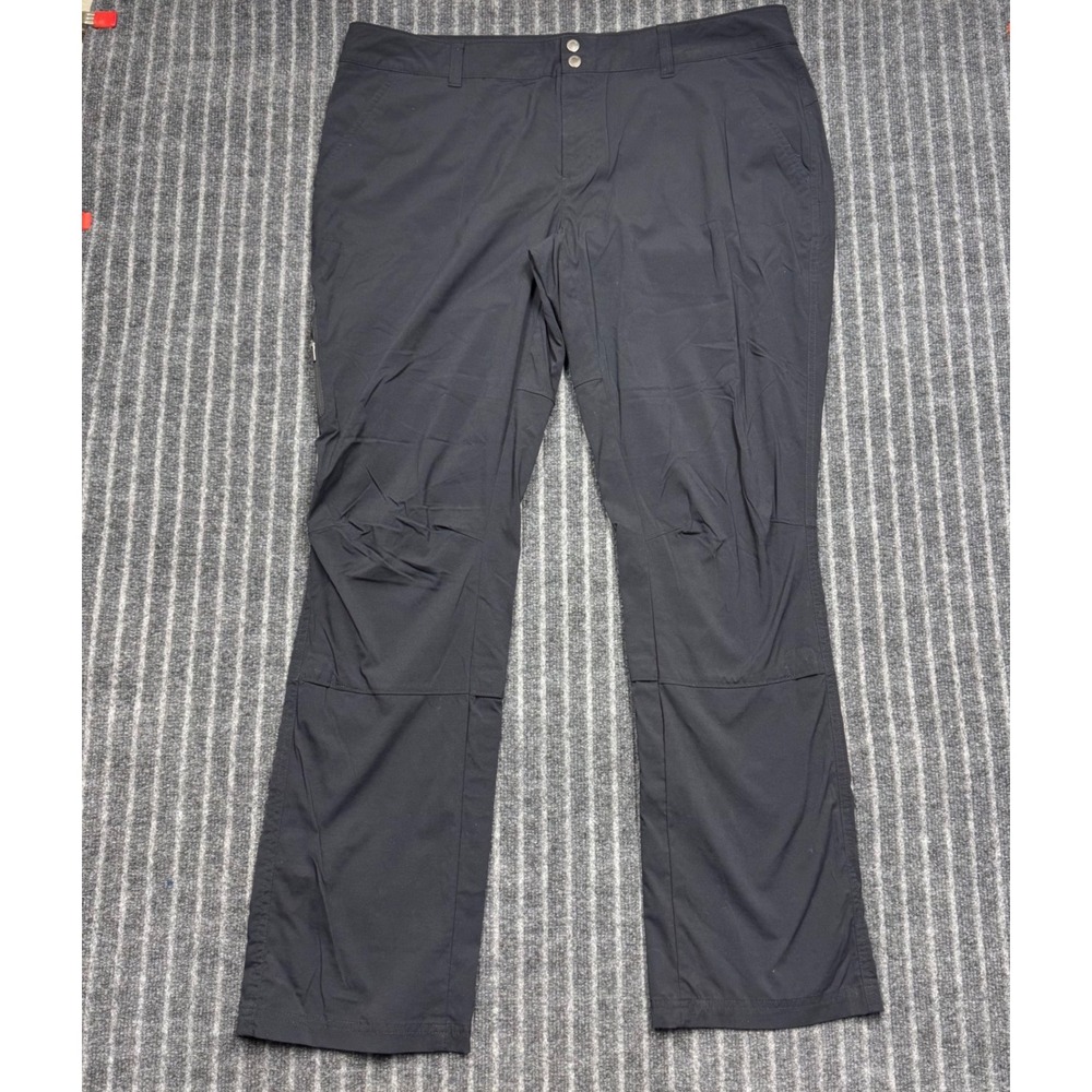 Columbia Womens Hiking Pants 20W Long Black Lightweight Stretch Outdoor AW8761